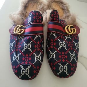 Gucci Limited Edition Fur Slides